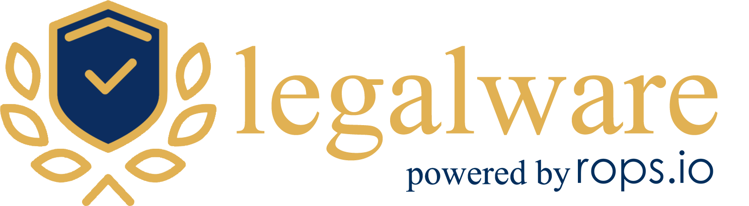 NEW -- Legalware Powered By Rops - with blue