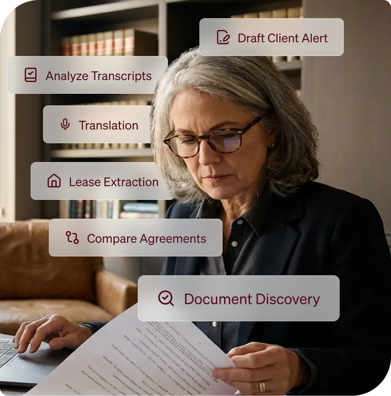 Legal professional at work